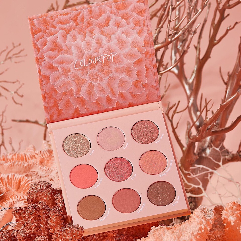 BẢNG PHẤN MẮT COLOURPOP COAST CORAL